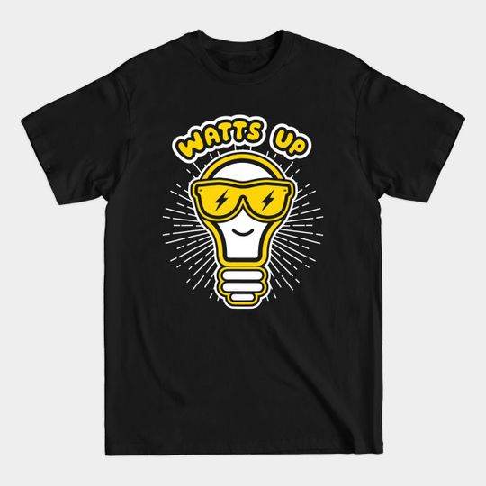 Discover Electrician Light Bulb Electricity Pun Funny - Electrician Light Bulb Electricity Pun - T-Shirt