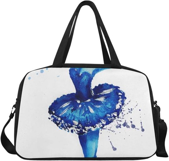 Discover Elegant Dancing Ballerinas, For Girls, Fitness Handbags Travel, Duffel Bags With Shoulder Strap Shoe Pouch
