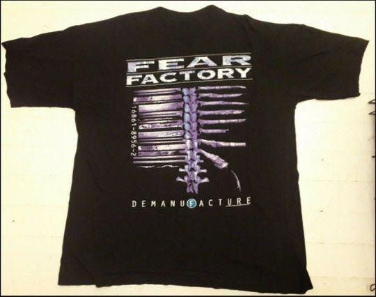 Discover Fear Factory Demanufacture 1995 Vintage Unisex Shirt