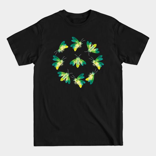 Discover Fireflies Glowing Nights - Fireflies - T-Shirt
