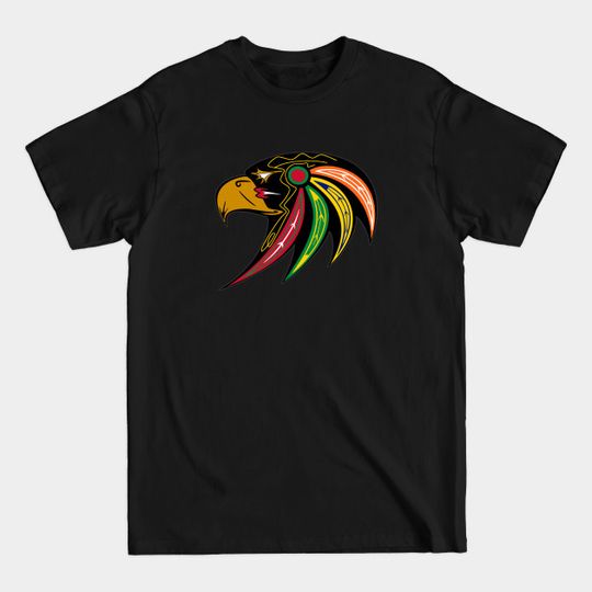Discover Blackhawks Alternate Accipiter Logo - Blackhawks - T-Shirt