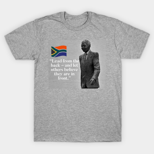 Discover Nelson Mandela - Lead From The Back - Nelson Mandela - T-Shirt