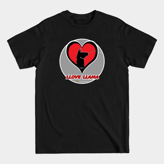 Discover The Llove Llama - Llama Lovers - T-Shirt
