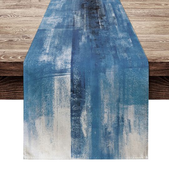 Discover Modern Art Decor Table Runner