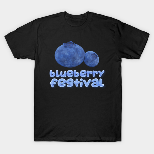 Discover Blueberry Festival 3D Juicy Blueberries - Blueberry - T-Shirt