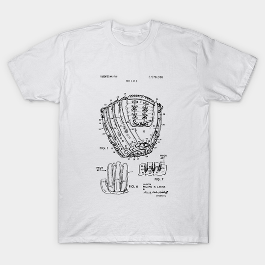 Discover Baseball Patent - Baseball - T-Shirt