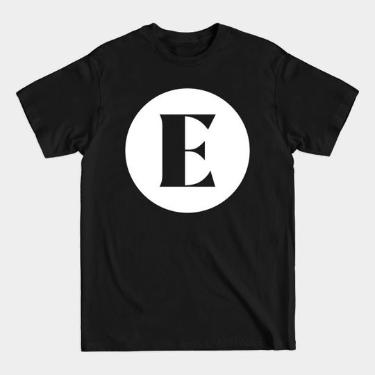 Discover E (Letter Initial Monogram) - E - T-Shirt