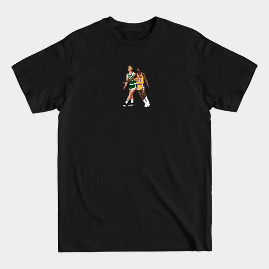 Discover Larry Bird & Magic Johnson Pixel - Larry Bird - T-Shirt