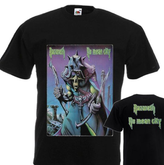 Discover New DTG T-shirt-NAZARETH - No Mean City