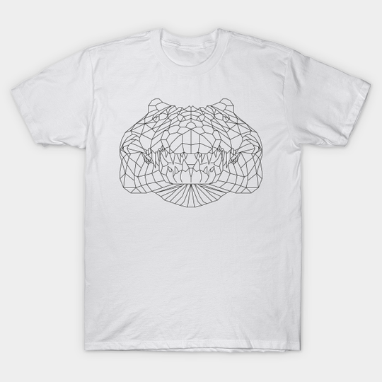 Discover Crocodile Geometry - Crocodile Design - T-Shirt