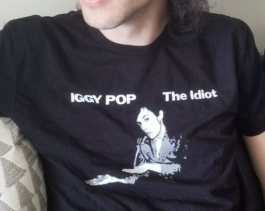 Discover Iggy Pop The Idiot T-Shirt Black