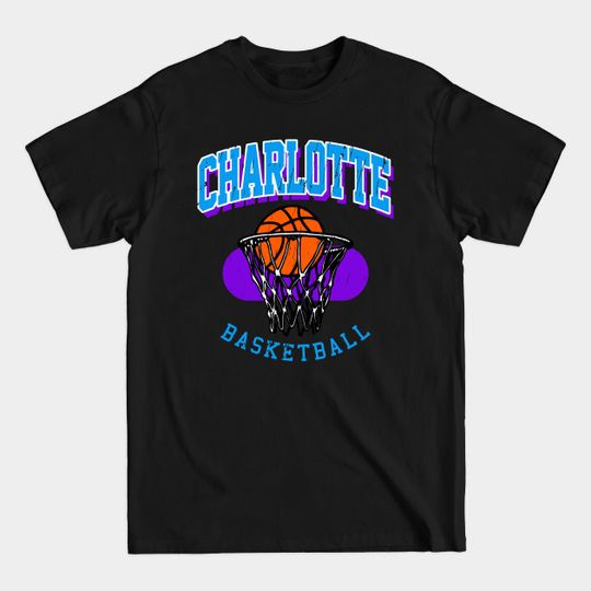 Discover Vintage Charlotte Basketball - Hornets - T-Shirt