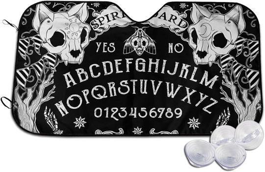 Discover Car Sun Shade Black Gothic 4