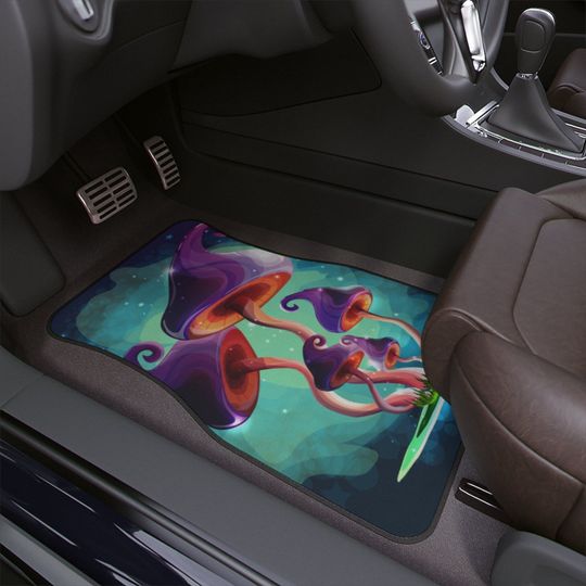 Discover Magic Mushroom Design Car Floor Mats