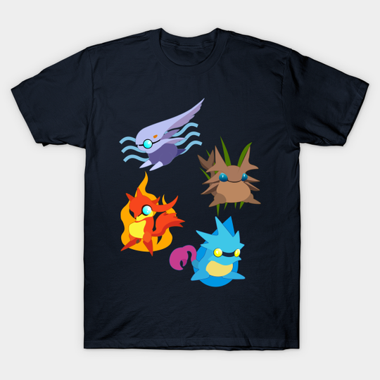 Discover Golden Sun Djinn - Golden Sun - T-Shirt