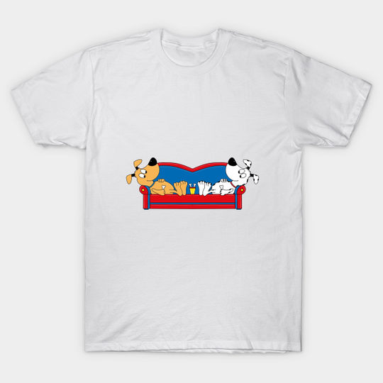 Discover HUNDE - DOGS - LIEBE - LOVE - SOFA - CHILLEN - RELAX - Dogs - T-Shirt