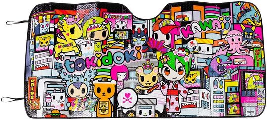 Discover Sturdy Tokidoki Double Bubble Sunshade - Kawaii Car Sun Shades