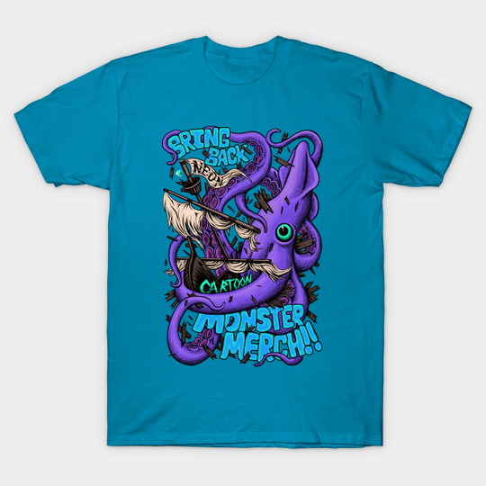 Discover Bring Back Neon Cartoon Monster Merch - Band Merch - T-Shirt