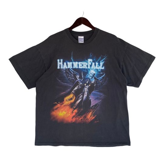 Discover VINTAGE HAMMERFALL power metal rebel with a cause shirt