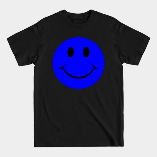 Discover Smiley Face Blue Emoji - Smiley Face Emoji Blue - T-Shirt