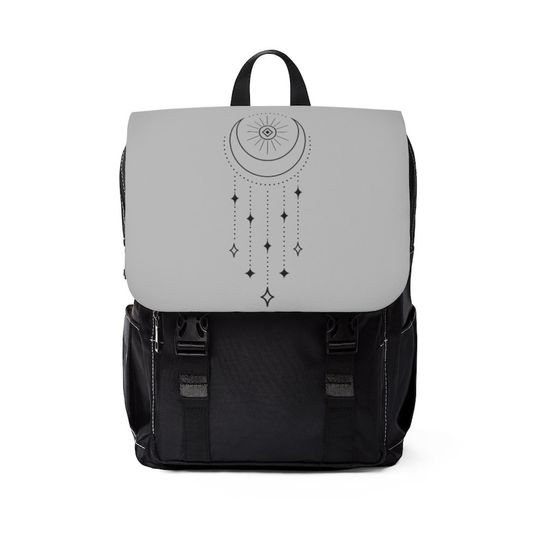 Discover Dream Catcher Moon Goth Occult Gothic Unisex Casual Shoulder Backpack