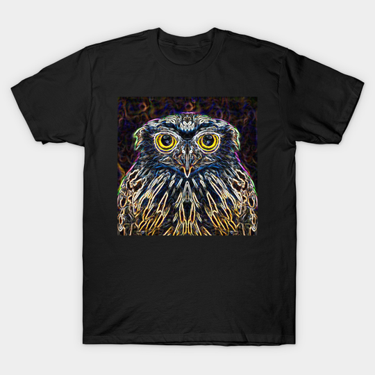 Discover Owl Electric Silhouette 02 - Owl Electric Silhouette 02 - T-Shirt