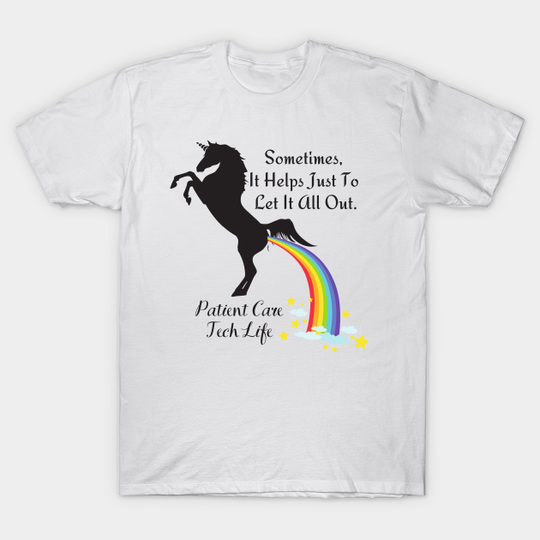 Discover Patient Care Tech Unicorn Fun - Patient Care Technician - T-Shirt