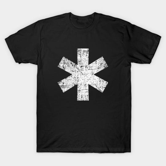 Discover Asterisk Distressed - Asterisk - T-Shirt