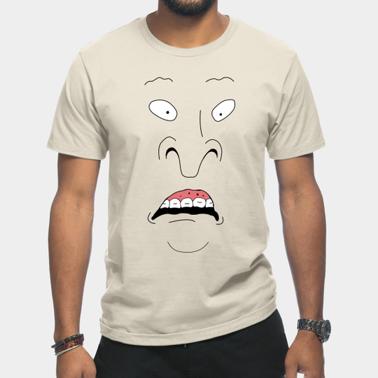 Discover Funny Beavis and Butthead Face - Beavis And Butthead - T-Shirt