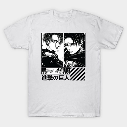 Discover Levi Attack on titan for white - Attack On Titan - T-Shirt