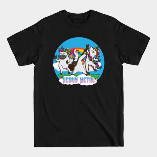 Discover Death Metal Heavy Metal Unicorn - Death Metal Heavy Metal Unicorn - T-Shirt