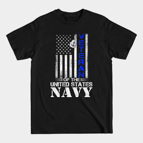Discover US Navy Veteran T-shirt Veterans Day - Navy Veteran - T-Shirt