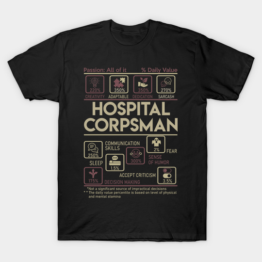 Discover Hospital Corpsman T Shirt - Multitasking Daily Value Gift Item Tee - Hospital Corpsman - T-Shirt