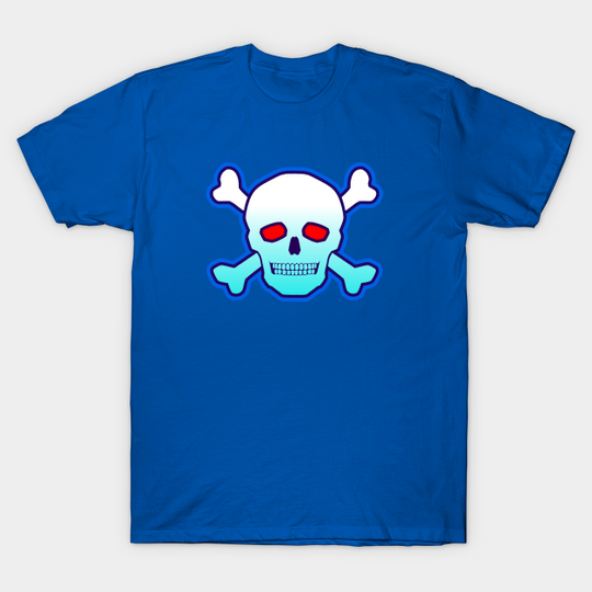 Discover Skull Poison, green/white fade - Skull - T-Shirt