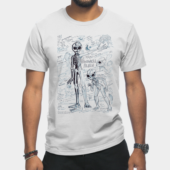 Discover Tall Gray Aliens - Aliens - T-Shirt