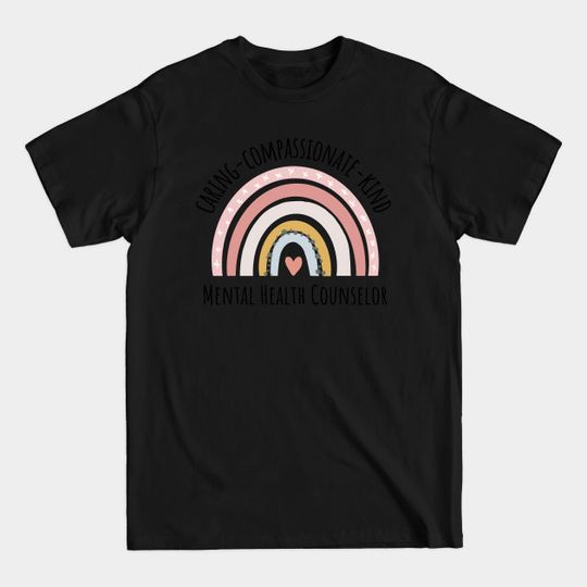Discover mental health counselor rainbow pastel - Mental Health Counselor Rainbow Pastel - T-Shirt