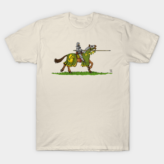 Discover Charging Medieval Knight - Medieval - T-Shirt