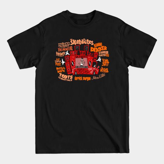 Discover Ska Reggae Moble Sound System - Ska Reggae Music - T-Shirt
