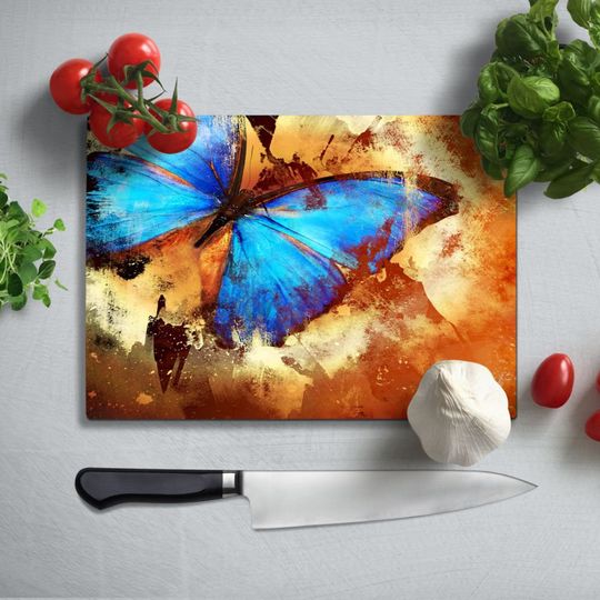 Discover Butterfly Glass Cutting board