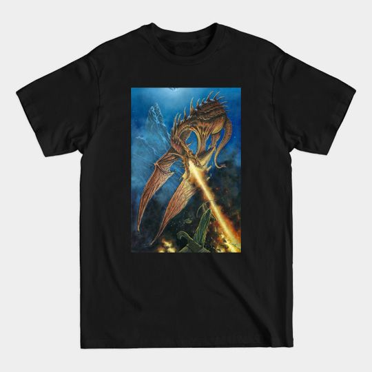 Discover Smaug Faces Bard the Bowman - Dragon - T-Shirt