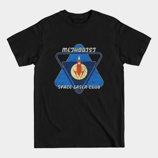 Discover Methodist Space Laser Club - Space Laser - T-Shirt