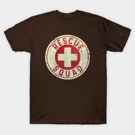 Discover Rescue Squad Vintage Emblem - Rescue Squad - T-Shirt