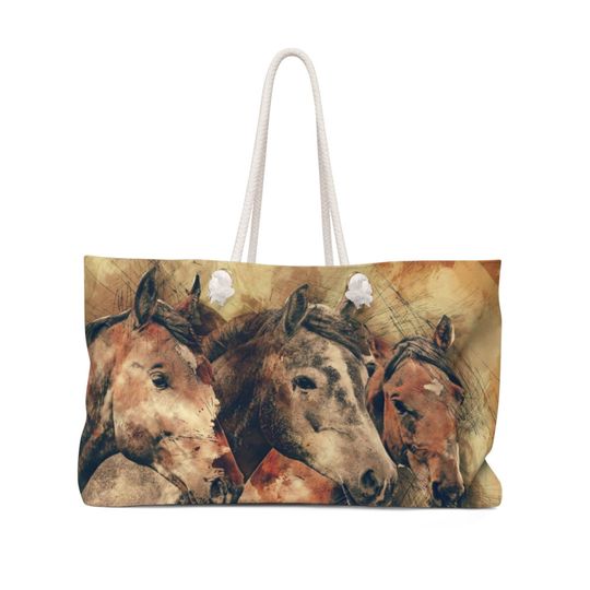 Discover Trio of Horses Weekender Bag - Versatile Carry All
