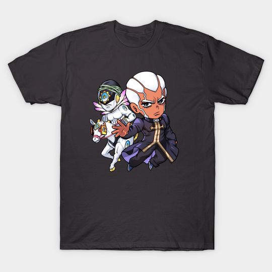 Discover Enrico Pucci & Made In Heaven Jojo's Bizarre Adventure: Stone Ocean Part 6 - Stone Ocean - T-Shirt