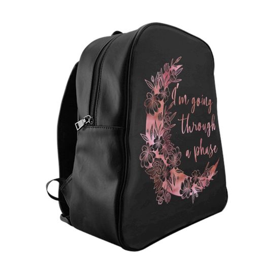 Discover Moon phase, School Backpack