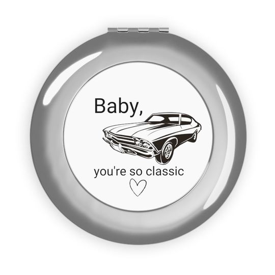 Discover You're so Classic Compact Travel Mirror
