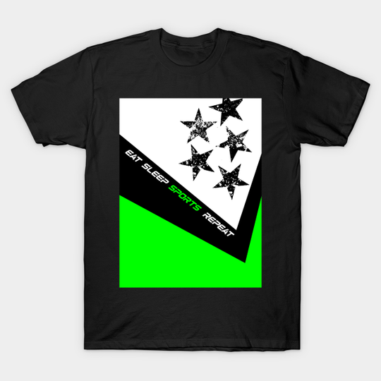 Discover Sports shirt in green black and white design - Sportswear - T-Shirt
