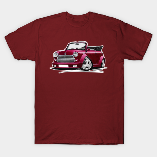 Discover Mini Cabriolet Maroon - Mini - T-Shirt