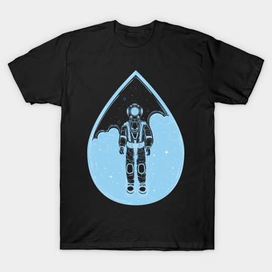 Discover Astronaut Drip - Astronaut - T-Shirt