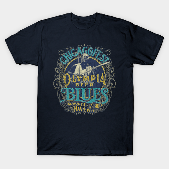 Discover ChicagoFest Blues 1980 - Blues Lover - T-Shirt